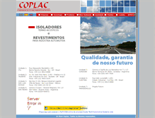 Tablet Screenshot of coplac.ind.br